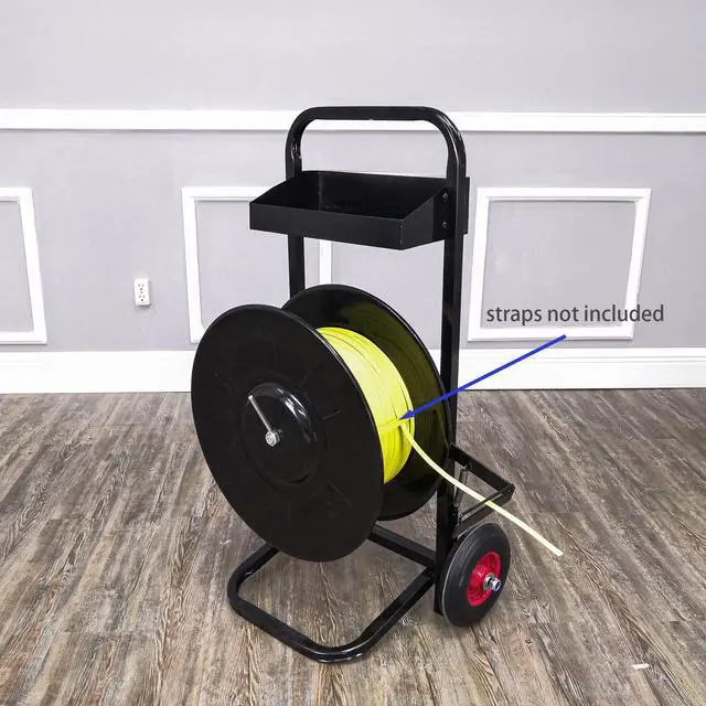 Alt view image 2 of 6 - ® Banding Strapping Cart for Steel and Poly Strapping, Fits All Core Sizes, OD up to 20" Cart dims: 16.5 * 19.5 * 39 14433-NPF