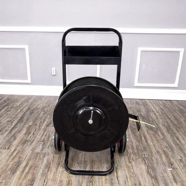 Alt view image 3 of 6 - ® Banding Strapping Cart for Steel and Poly Strapping, Fits All Core Sizes, OD up to 20" Cart dims: 16.5 * 19.5 * 39 14433-NPF