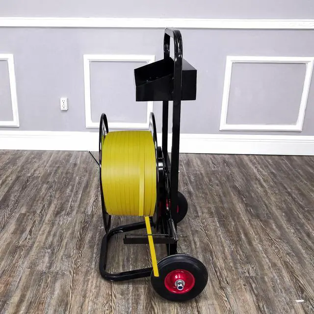 Alt view image 4 of 6 - ® Banding Strapping Cart for Steel and Poly Strapping, Fits All Core Sizes, OD up to 20" Cart dims: 16.5 * 19.5 * 39 14433-NPF