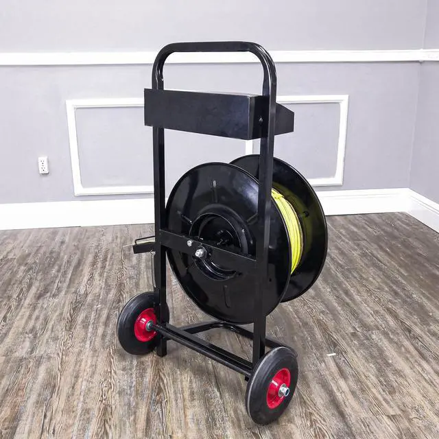 Alt view image 6 of 6 - ® Banding Strapping Cart for Steel and Poly Strapping, Fits All Core Sizes, OD up to 20" Cart dims: 16.5 * 19.5 * 39 14433-NPF