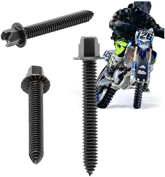 Main image of Kold Kutter Outlaw Series Traction Screws (#12 1.5" 24TPI 250 Pack) Winter Ice & Snow Tire Heavy Duty Studs Spikes for Racing Dirt Bikes, ATVs, Motorcycles, and Snowmobiles Tracks
