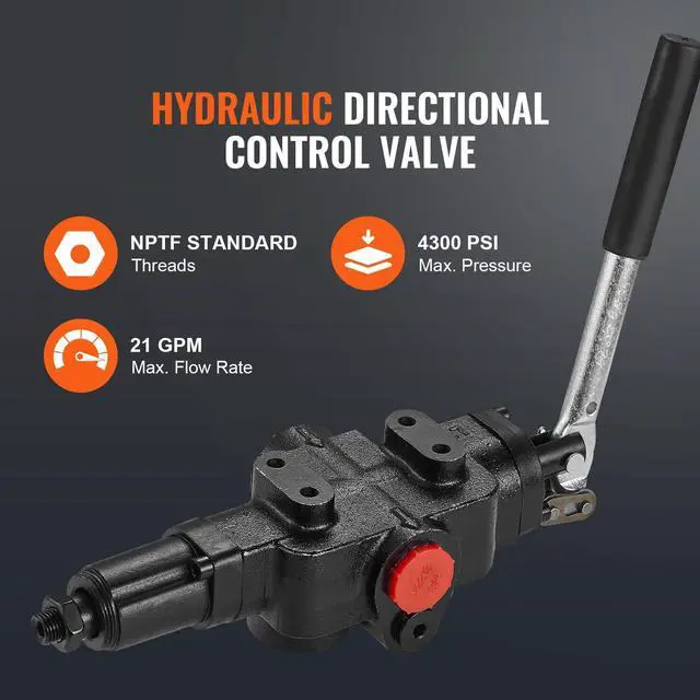 Alt view image 5 of 6 - Hydraulic Log Splitter Pump Kit, 22GPM, 2 Stage 4000PSI Aluminum Hydraulic Gear Pump, with Valve Coupling Installation Base 3/4'' NPT Outlet 3600 RPM, for Small Engine Mounting Log Splitter