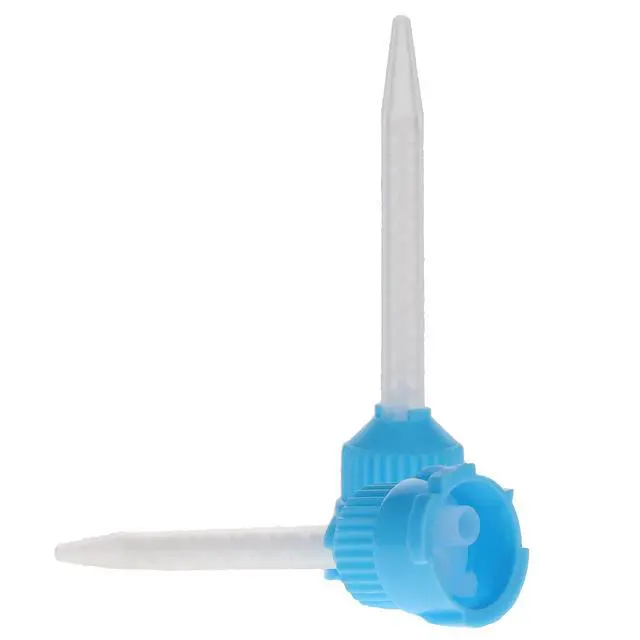 Alt view image 3 of 4 - HSB 100615, Light Blue, Dental Mixing Tips Compatible Applicator Tips for Temporary Crown & Bridge Material, Easy & Precise Application, 50/Pk Case of 50 Packs