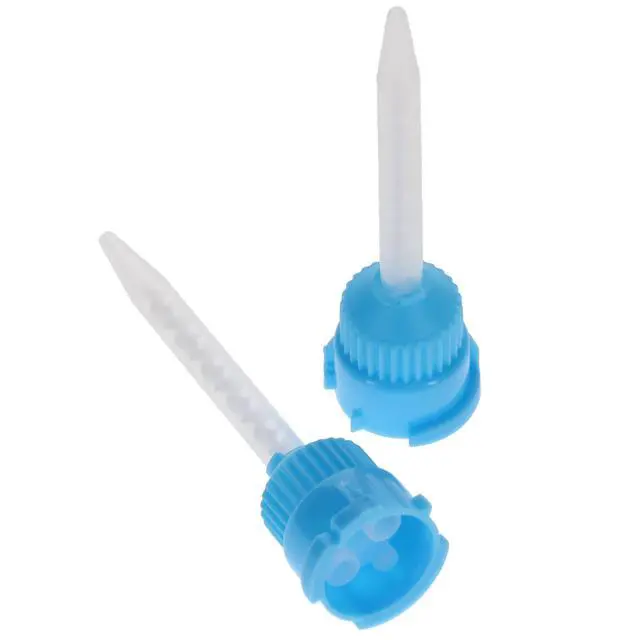 Alt view image 4 of 4 - HSB 100615, Light Blue, Dental Mixing Tips Compatible Applicator Tips for Temporary Crown & Bridge Material, Easy & Precise Application, 50/Pk Case of 50 Packs