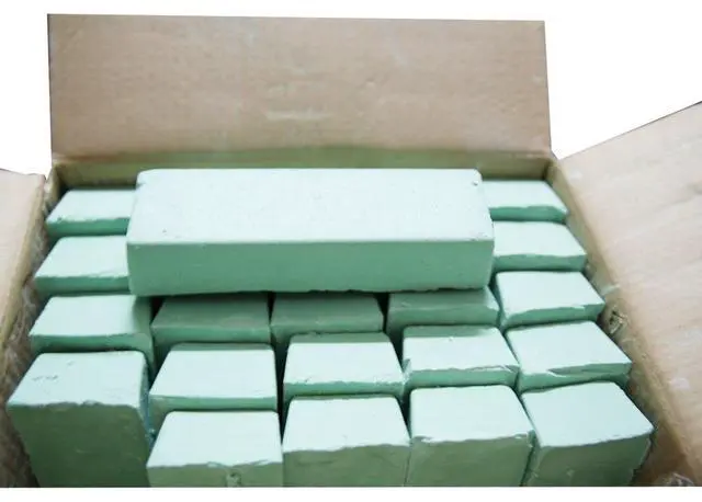 Main image of 1lb 9oz Green Rouge Polishing Buffing Compound for Aluminum Stainless Steel Hardware (1 Box)