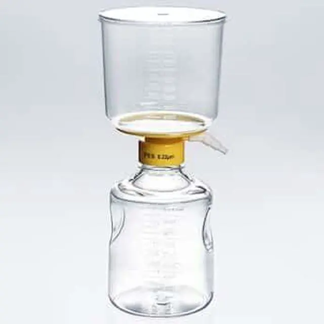 Main image of Disposable Bottle Top Aspirator System, PVDF Membrane, 0.22 um, 1000 mL: 12/CS