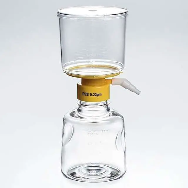 Main image of Disposable Bottle Top Aspirator System, SFCA Membrane, 0.22 um, 500mL, autoclave: 12/CS