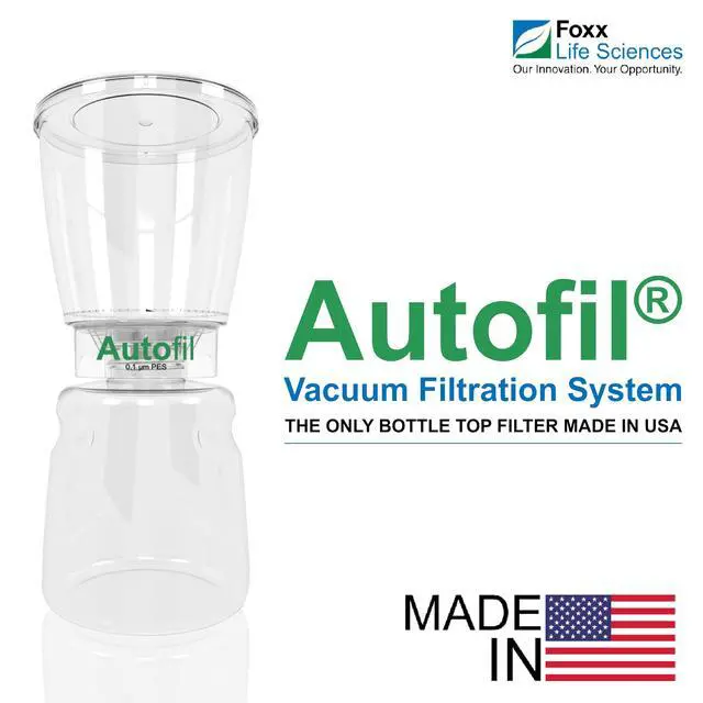 Alt view image 5 of 6 - 1141-RLS Autofil Sterile Disposable Vacuum Filter Units with 0.45um PES Membrane for Prefiltration or Clarification, 250mL, Pack of 12