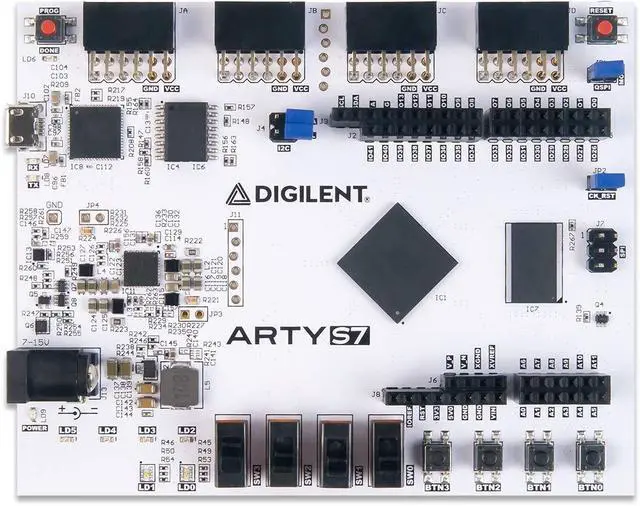 Alt view image 2 of 4 - Arty S7: Spartan-7 FPGA Board for Makers and Hobbyists (Arty S7-25)