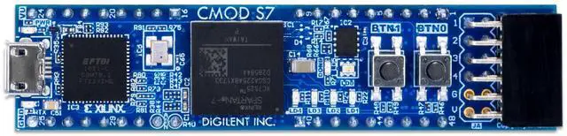 Alt view image 2 of 5 - Cmod S7: Breadboardable Spartan-7 FPGA Module