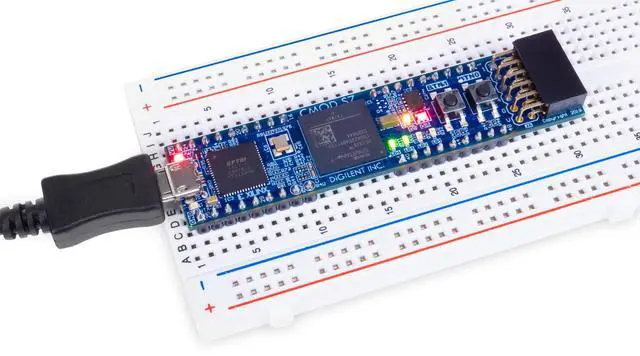 Alt view image 4 of 5 - Cmod S7: Breadboardable Spartan-7 FPGA Module