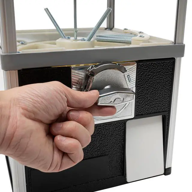 Alt view image 5 of 6 - Vending Machine, 1.77-1.97 Inch Spherical Capsule Candy Dispenser Store Bulk Vending Machine Vintage Style Gumball Machine for Game Stores, Retail Stores, Amusement Parks (Black)