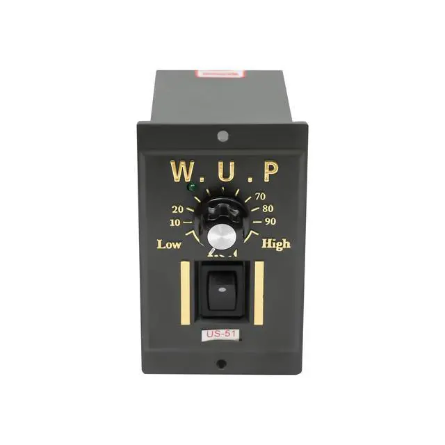 Alt view image 2 of 6 - 120W 110V Electric Geared Motor, High Torque AC Motor, High Torque 90° Right Angle Output Motorr, with Variable Speed Adjustable Controller Governor, 45RPM 1:30 (30K) Variable Speed Motorr