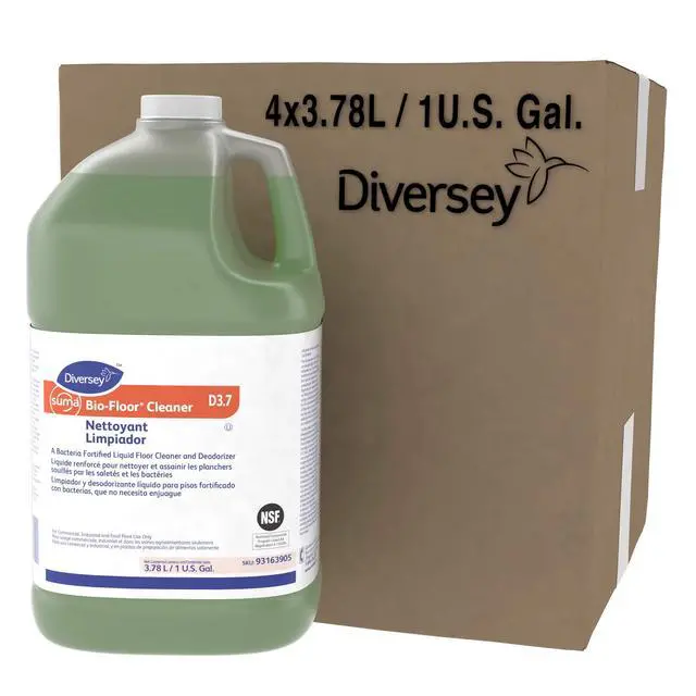 Alt view image 4 of 6 - SUMA 93163905 Bio Floor Cleaner, Beneficial Bacteria with Residual Cleaning Effect, Concentrate, 1-Gallon (Pack of 4)