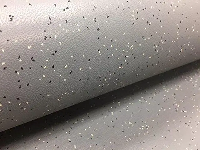 Main image of Dissipative,Conductive Anti Static ESD Rubber Floor Mat, Grey Speckled, 2 mil Thick- 36"x 60" (3' x 5')