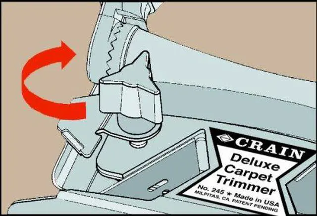 Alt view image 3 of 3 - Tool - CRAIN 245 DELUXE CARPET TRIMMER