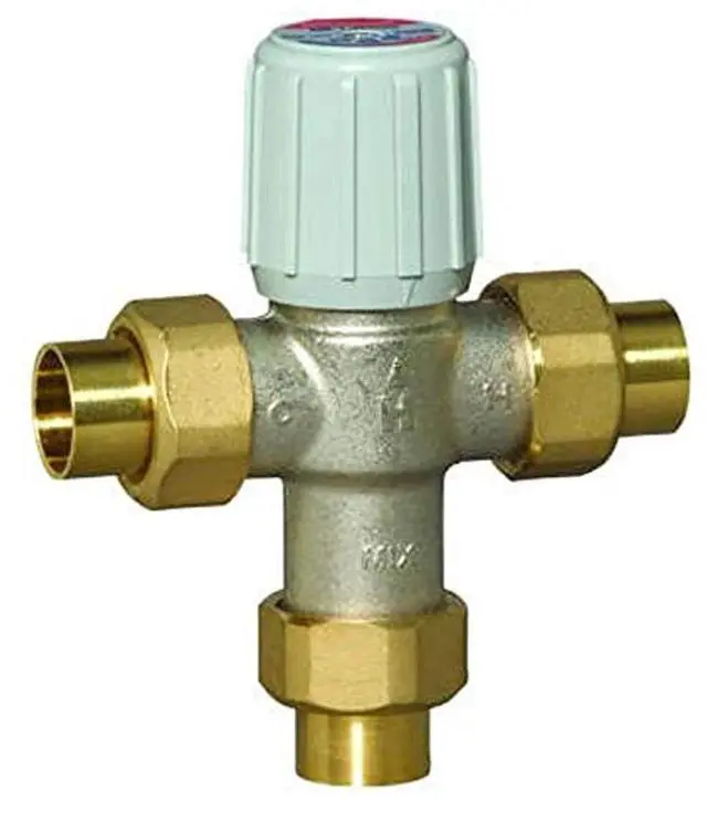 Main image of AM100US1LF Union Sweat Mixing Valve, 70 F - 145 F, 1/2"