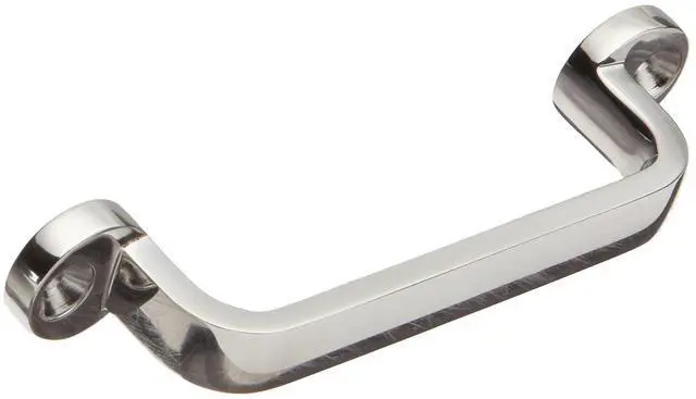 Main image of FT 316 Stainless Steel Large Pull Handle, Mirror Finish, Threaded Holes, Rectangular Grip, 6-57/64" Center To Center, 1-31/32" Projection (Pack of 1)