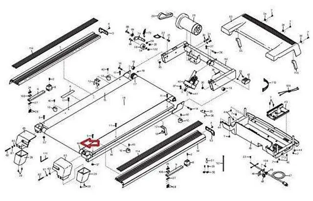 Alt view image 4 of 4 - Rear Back Idler Take-up Roller - Conveyor Roller for Perfect Belt Tension & Smooth Running - Easy Installation, Compatible with Nordic-Track Treadmill P/N 246288 Model C2200