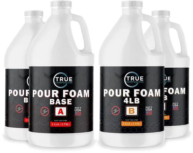 Main image of 4lb Boat Pour Foam Kit, 4 Gallon | Closed-cell foam for flotation, buoyancy, insulation & filling