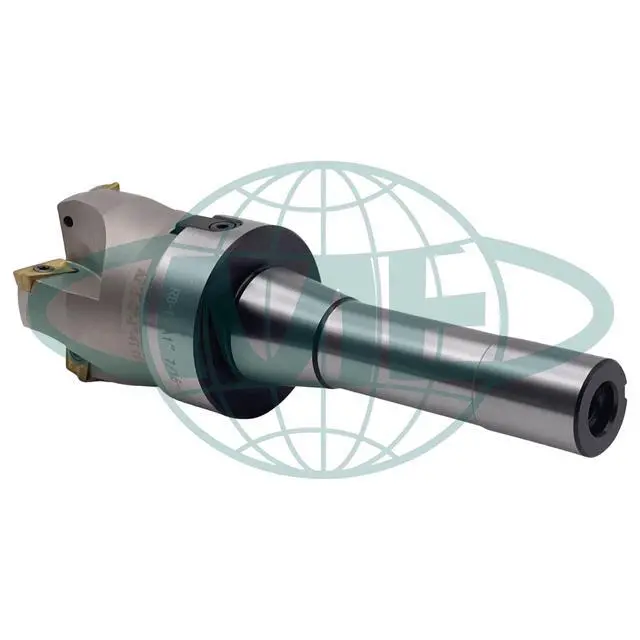 Alt view image 3 of 5 - CME 2" 75° Indexable Face Mill w/ R8 Arbor, APKT1604 Inserts Included, 4 Flutes