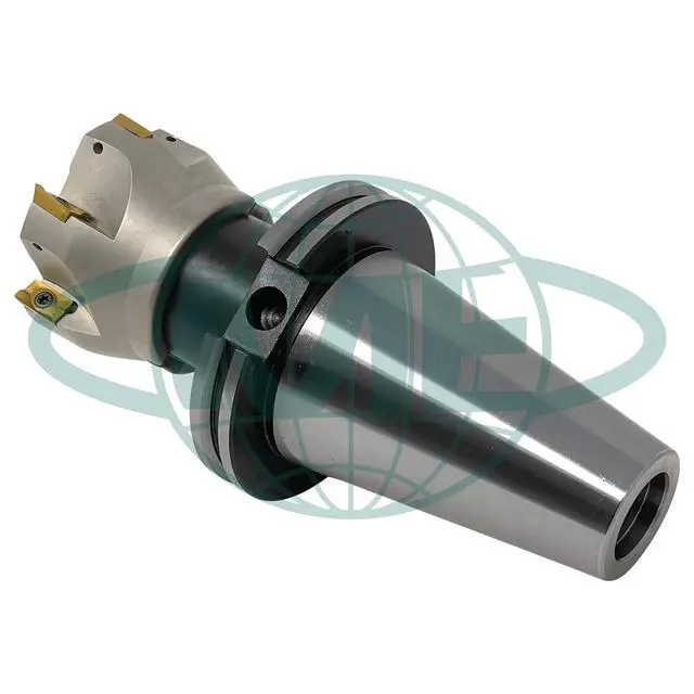 Alt view image 3 of 6 - CME 3" 90° Indexable Face Mill w/ CAT50 Arbor, APKT1604 Inserts Included, 6 Flutes