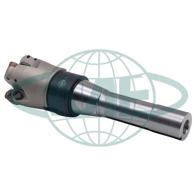 Alt view image 3 of 5 - CME 2" 90° Indexable Face Mill w/ R8 Arbor, RCKT1204 Inserts Included, 4 Flutes