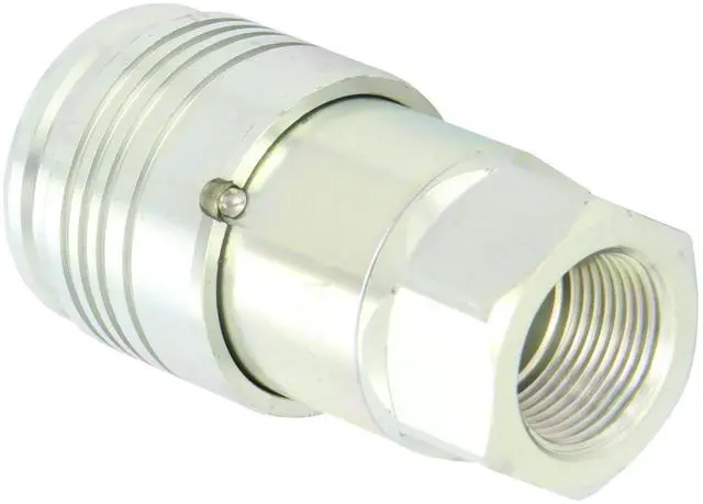 Main image of 8HTF8 Steel Flush Face Hydraulic Quick-Connect Fitting, Coupler, 1" Coupling x 1"-11-1/2 NPTF