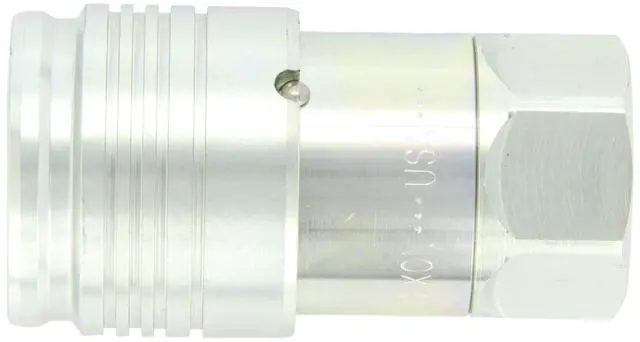 Alt view image 2 of 2 - 8HTF8 Steel Flush Face Hydraulic Quick-Connect Fitting, Coupler, 1" Coupling x 1"-11-1/2 NPTF
