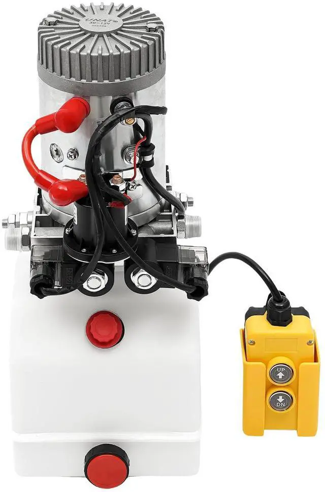Main image of 4.23 Quart Hydraulic Electric Pump 3KW 12V DC Double Acting Hydraulic Driven Pump Valve Hydraulic Power Pack Unit Hydrafore Pump with Oil Tank for Dump Truck Car Lifting Remote Control