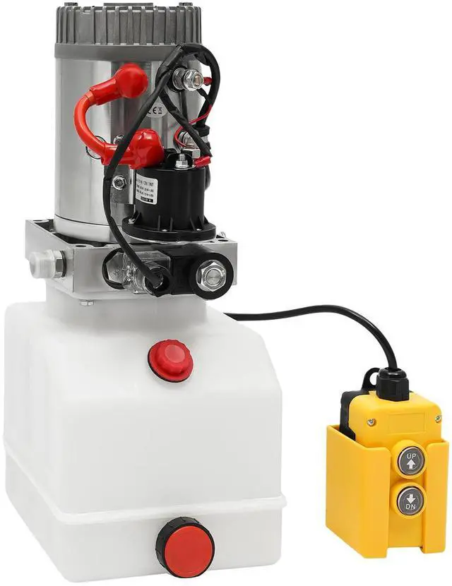 Main image of 4.23 Quart Hydraulic Electric Pump 3KW 12V DC Single Acting Hydraulic Driven Pump Valve Hydraulic Power Pack Unit Hydrafore Pump with Oil Tank for Dump Truck Car Lifting Remote Control