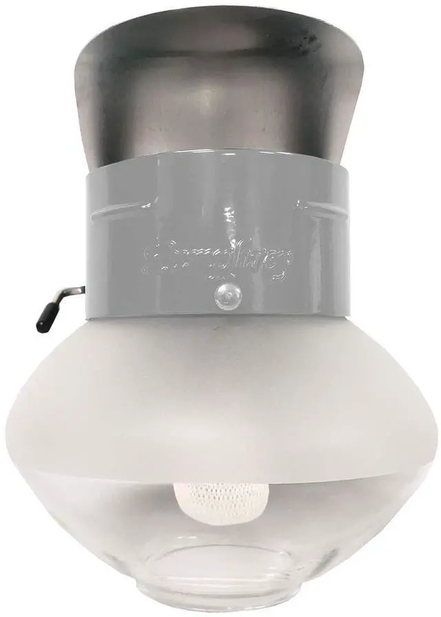 Main image of Humphrey 9PG Propane Indoor Gas Light, Pebble Gray Pre-Formed Mantle