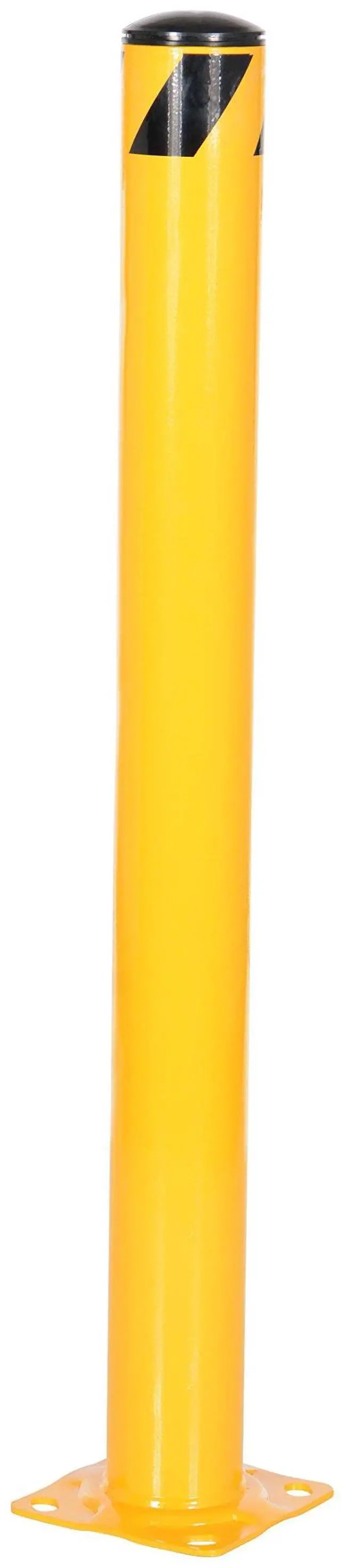 Main image of BOL-42-4.5 Steel Pipe Safety Bollard 42 In. x 4-1/2 In. Yellow