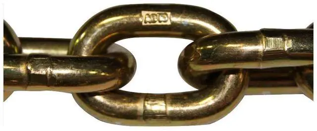 Main image of 1/4" x 50' Grade 70 Transport Chain Flatbed Tow Truck Trailer Safety WLL 3150 lb