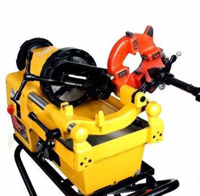 Alt view image 4 of 6 - 7090 Pipe Threading Machine Transport Cart with 10" Wheels