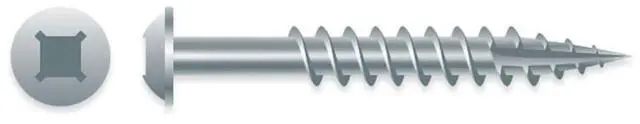 Main image of #8 x 2-1/2" Combo Drive Round Washer Head ZINC Plated Screws 2,000ct