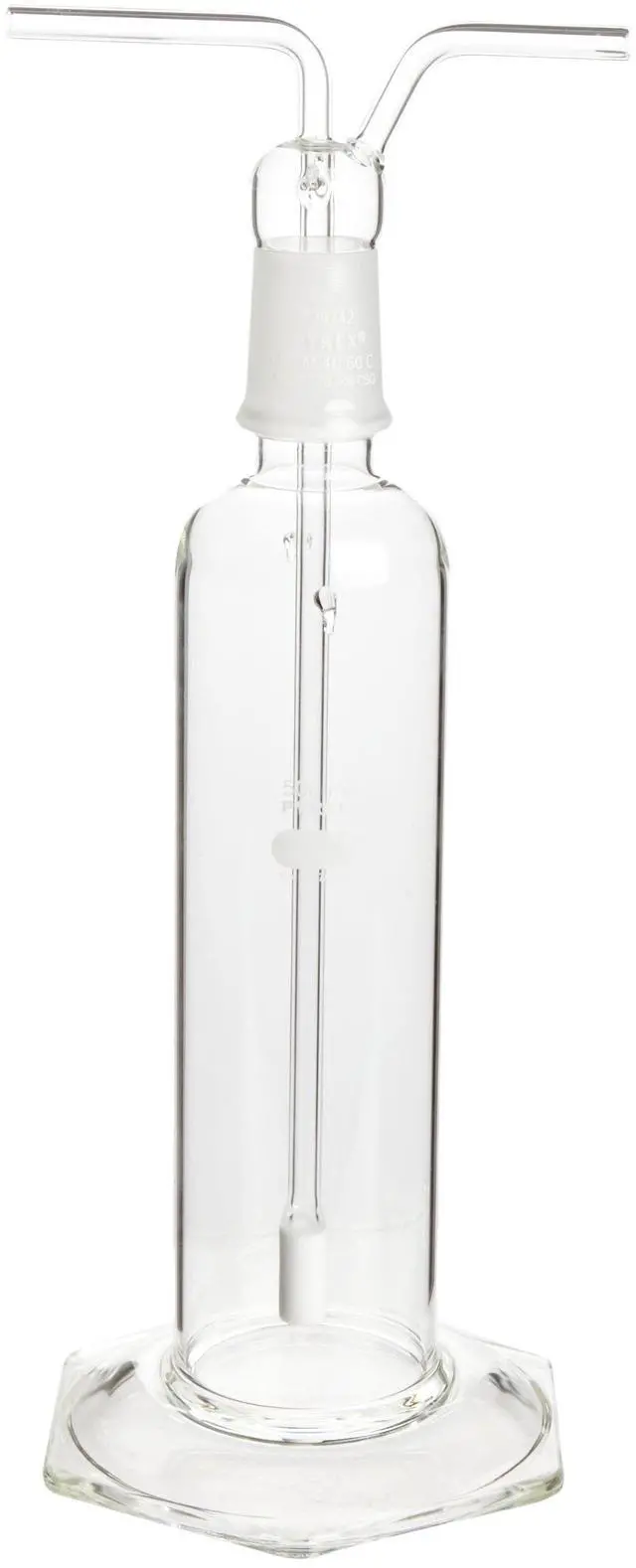 Main image of Pyrex 31770-125C 125ml Gas Washing Bottle with Coarse Fritted Cylindrical