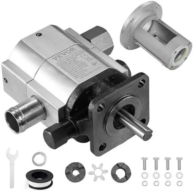 Main image of Hydraulic Wood Log Splitter Pump Kit, 13 GPM, 2 Stage 4000 PSI Aluminum Hydraulic Gear Pump, with Coupling Installation Base 1/2'' NPT Outlet 3600 RPM, for Small Engine Mounting Log Splitter