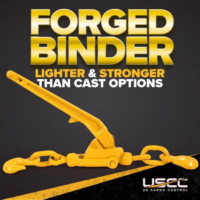 Alt view image 4 of 6 - Lever Binder 5/16" - 3/8", 6,600 LBS Working Load Limit, Use Recoilless Lever-Style Load Binders with 5/16" Grade 70, 80, 100, & 120 Chain and 3/8" Grade 70 Chain