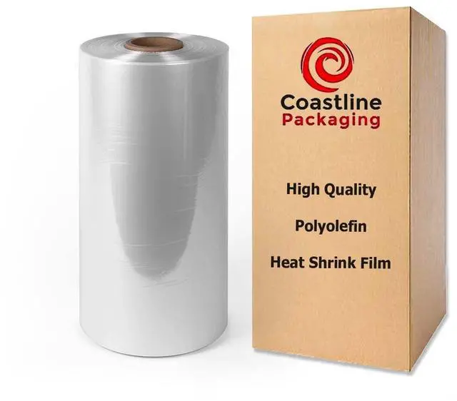 Main image of Coastline Packaging 22" 100 Gauge 2625 Feet Center Fold Polyolefin Heat Shrink Wrap Film Roll