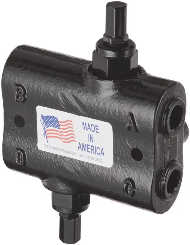 Alt view image 2 of 3 - DRV-2HH Double Relief Valve, Differential Poppet, Cast Iron, 3000 psi, 30 gpm, 3/4" NPTF