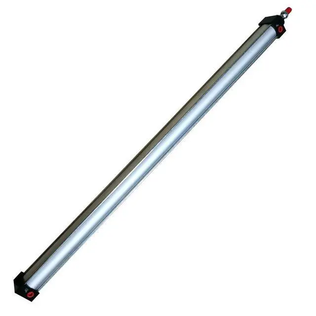 Alt view image 3 of 6 - Pneumatic Cylinder Air Cylinder Aluminum Alloy Magnetic Stroke Dual Action Cylinder 80mm Cylinder Bore 1000mm Stroke