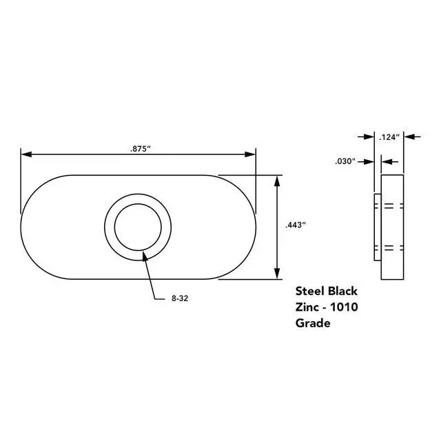 Alt view image 3 of 6 - 8020, 3275, 10 Series Steel 8-32 Centered Slide in Economy T Nuts Hardware Nuts for 1 Inch Aluminum Extrusions (500)