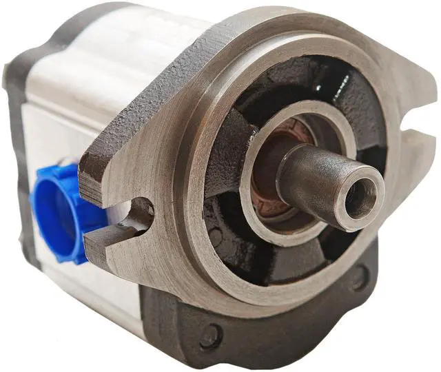 Main image of Hydraulic Gear Pump 2-7 GPM Straight 3/4" Keyed Shaft, Aluminum Hydraulic Oil Gear Pump CID 0.50, Hydraulic Fluid Gear Pump SAE A-2 Bolts CW Cast Iron Flange