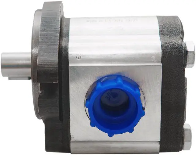 Alt view image 4 of 6 - Hydraulic Gear Pump 2-7 GPM Straight 3/4" Keyed Shaft, Aluminum Hydraulic Oil Gear Pump CID 0.50, Hydraulic Fluid Gear Pump SAE A-2 Bolts CW Cast Iron Flange
