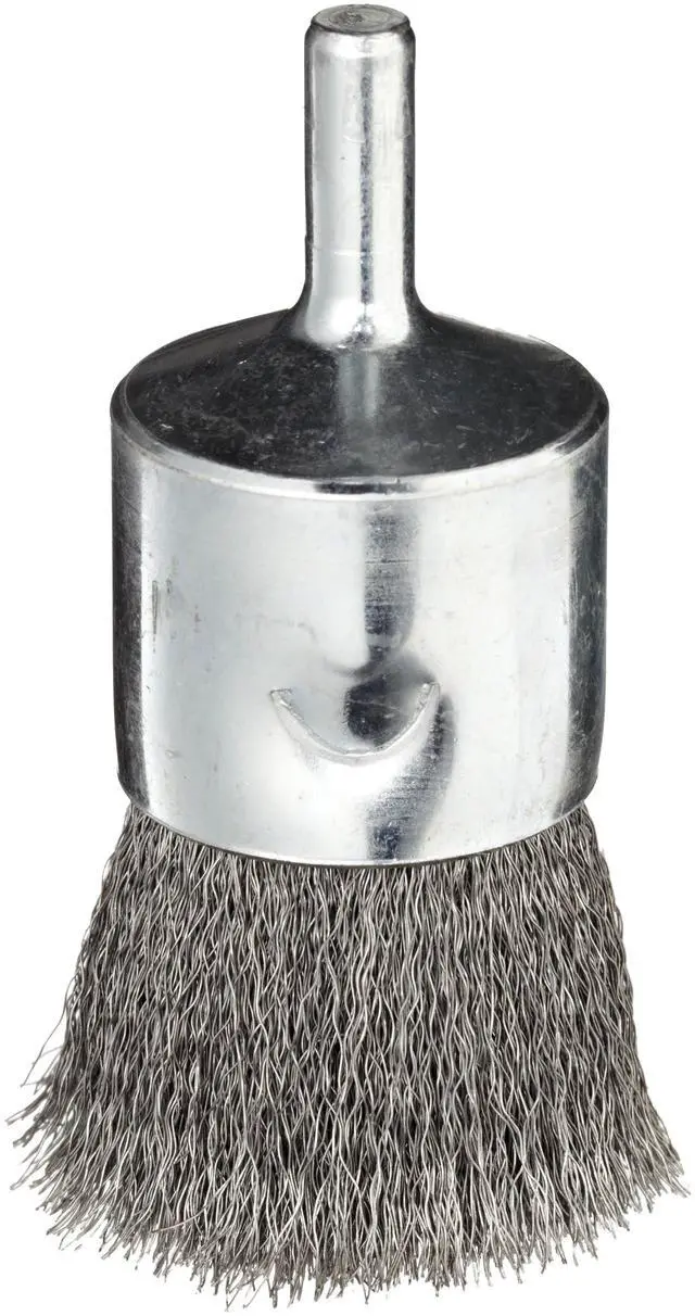 Alt view image 3 of 4 - 10009 1" Crimped Wire End Brush,.006" Steel Fill, Made in The USA (Pack of 10)