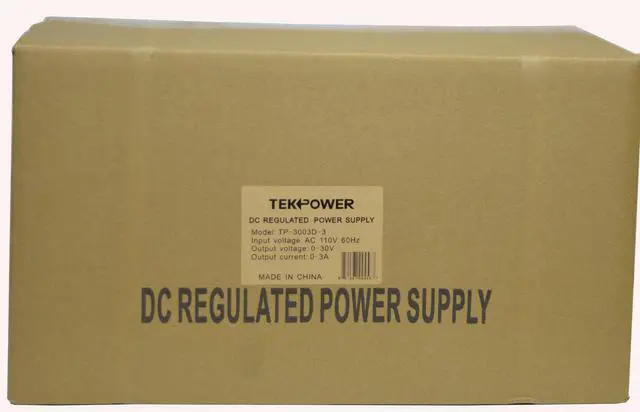 Alt view image 5 of 6 - TP3003D-3 Digital Variable Triple Outputs Linear-Type DC Power Supply, 0-30 Volts @ 0-3 Amps