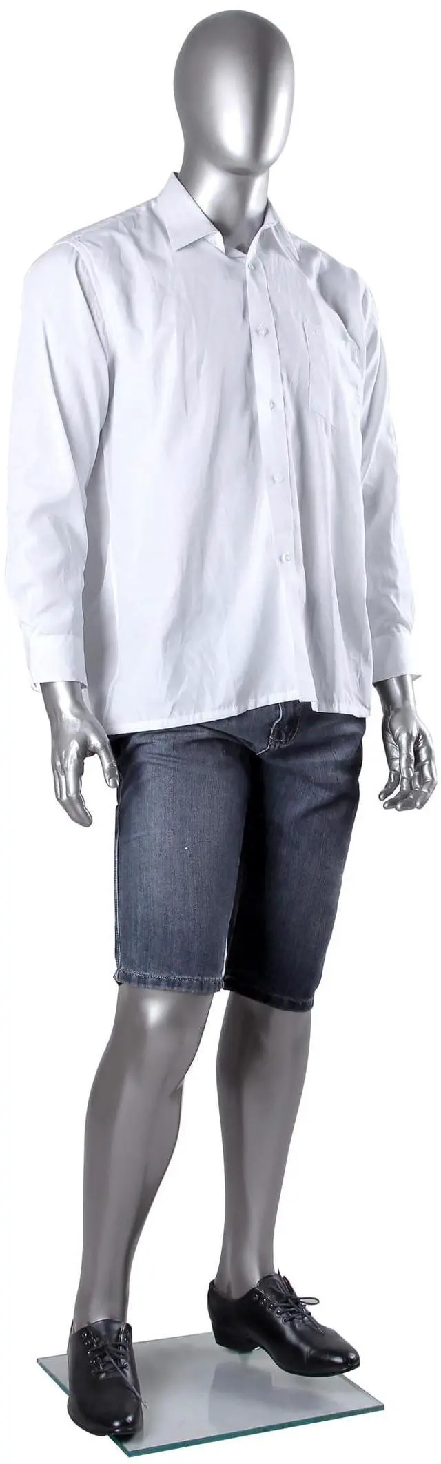 Main image of Chrome Female Mannequin (Silver, Male)