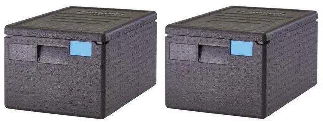 Main image of Black EPP180SW110 Cam GoBox Top-Loader Food Pan Carrier, (Pack of 2)
