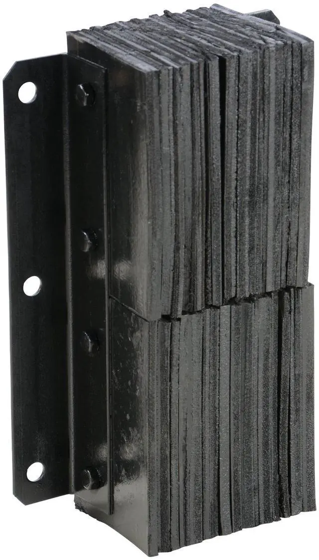 Main image of V-1120-6 Rubber Vertical Laminated Dock Bumper, 11" W, 20" H, 6" D